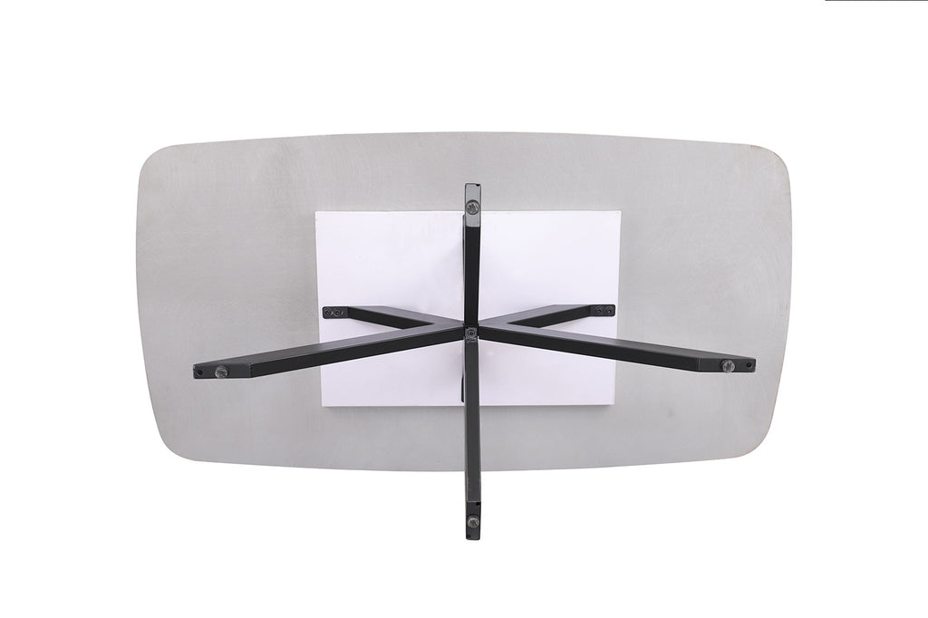 Rousseau Apollo Salontafel – Steen & Metaal – Grijs – L130 x B70 x H45 cm